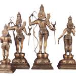 Pure Brass Large Ram Darbar Idol Set 26 Inch - Grand Temple Centerpiece | Jaipurio